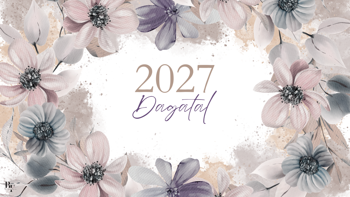 Dagatal 2027 - Tilbúið til útprentunar