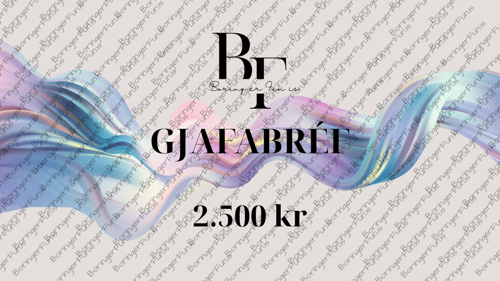 Boring er Fun gjafabréf