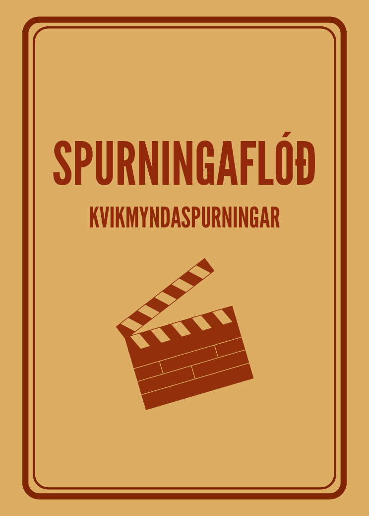 Spurningaflóð - Kvikmyndaspurningar