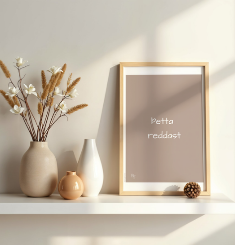 Þetta reddast veggspjald